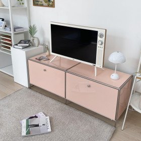 비아3 모듈 2X1 미드센츄리 UV 1400 거실장 SWL232C