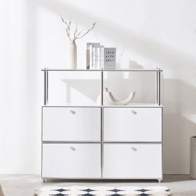 로아 AP1200X4 모듈 선반수납 서랍 거실장 협탁 PKF122C