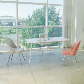 하모니 6인용 12T 직각 포세린 세라믹 식탁 테이블 W1800 CMN114C