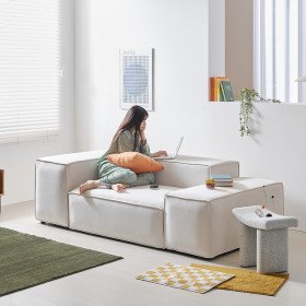무토 아쿠아텍스 패브릭 모듈 소파 2200 CNM233C